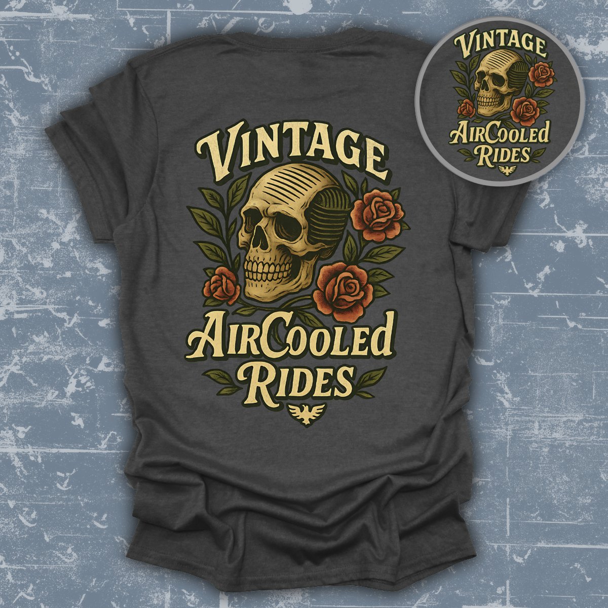 Vintage AirCooled Rides Graphic T-Shirt product