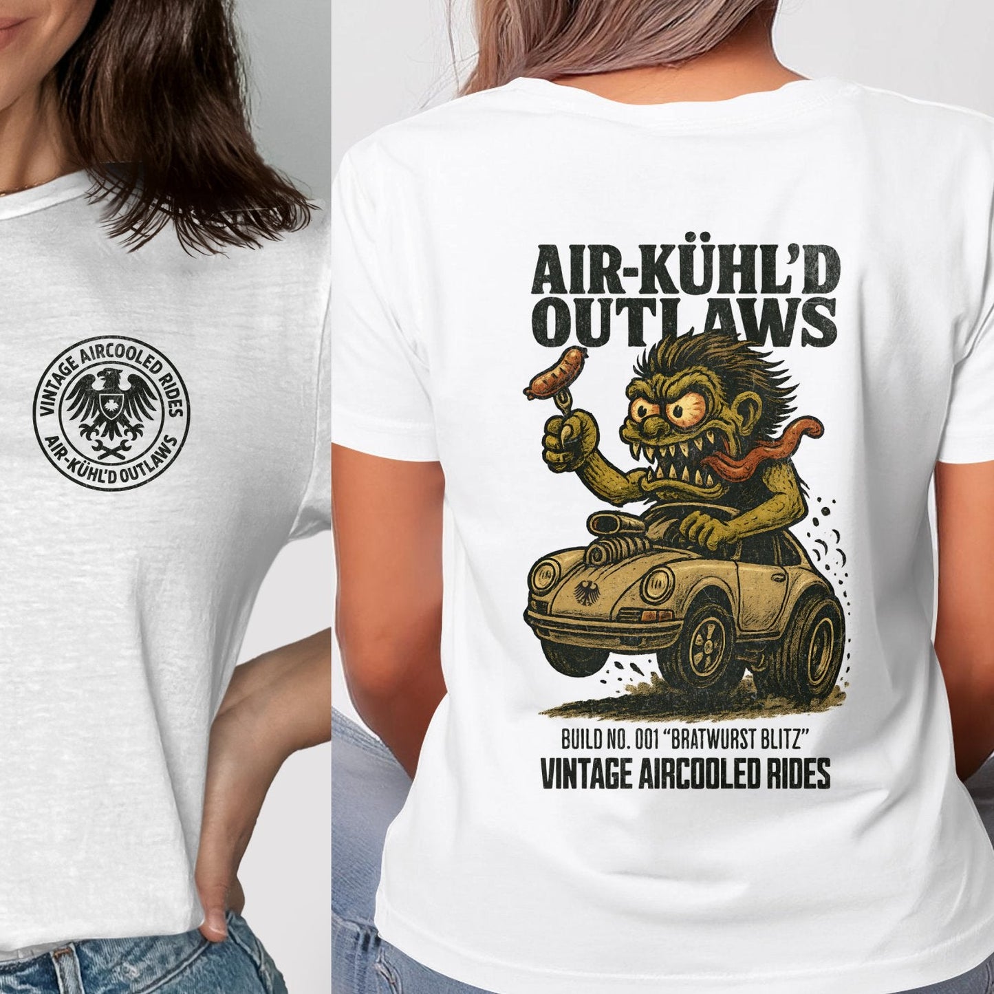 Vintage Aircooled Rides Graphic Tee product