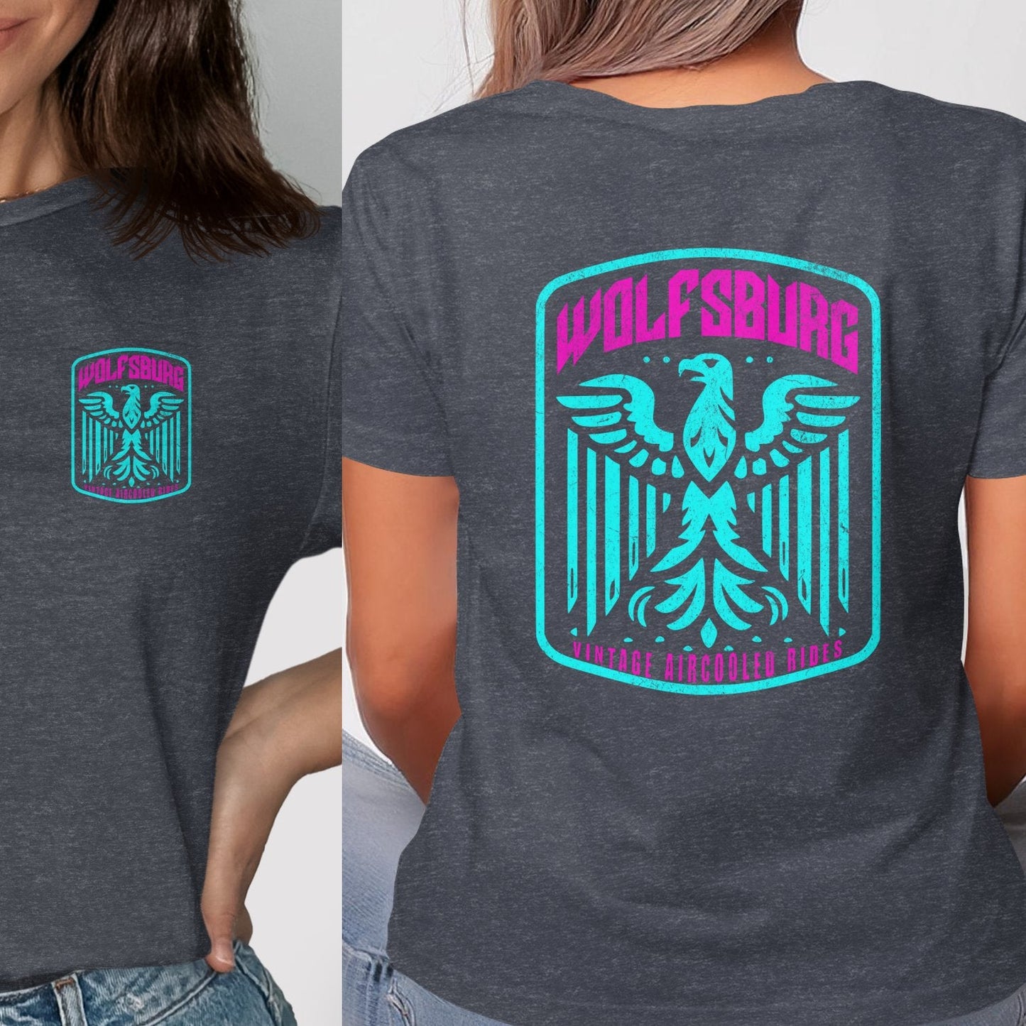 Wolfsburg Vintage Brooklyn Birds Graphic T-Shirt product