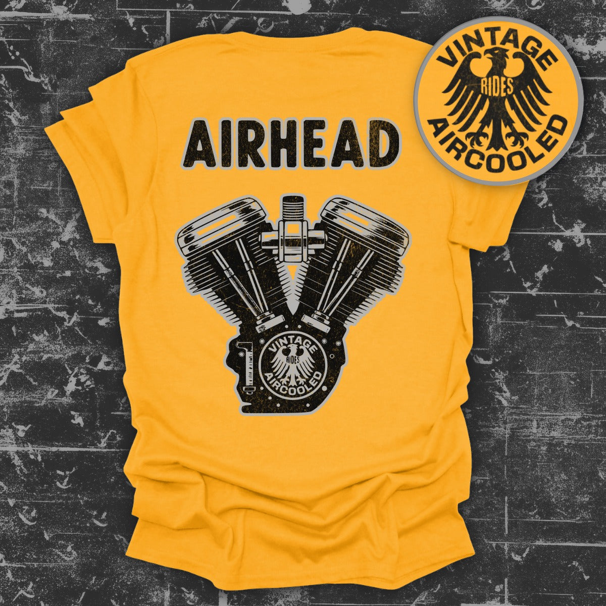 Airhead Vintage Rides Aircooled Engine T-Shirt product