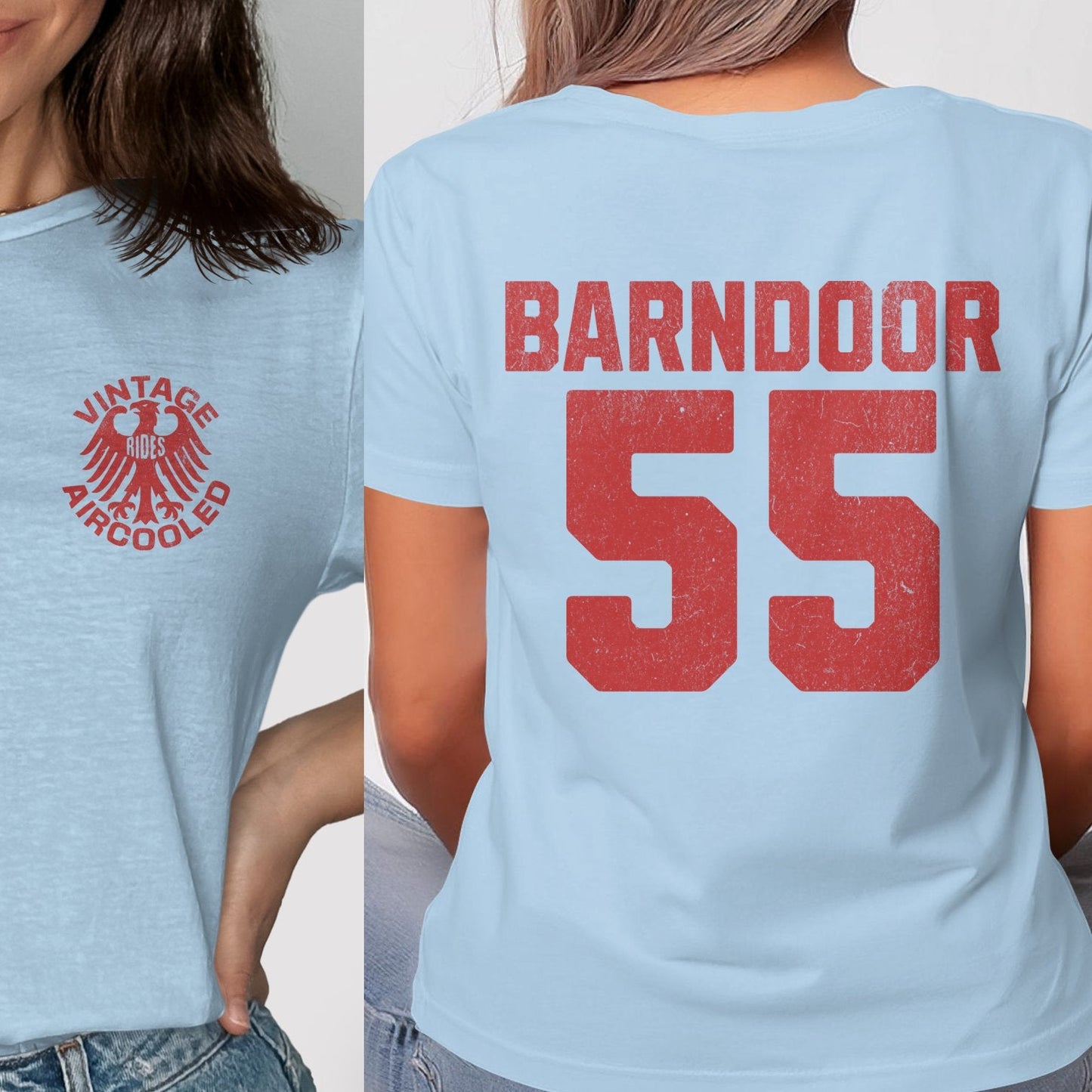 Vintage Aircooled BarnDoor 55 Print T-Shirt Product