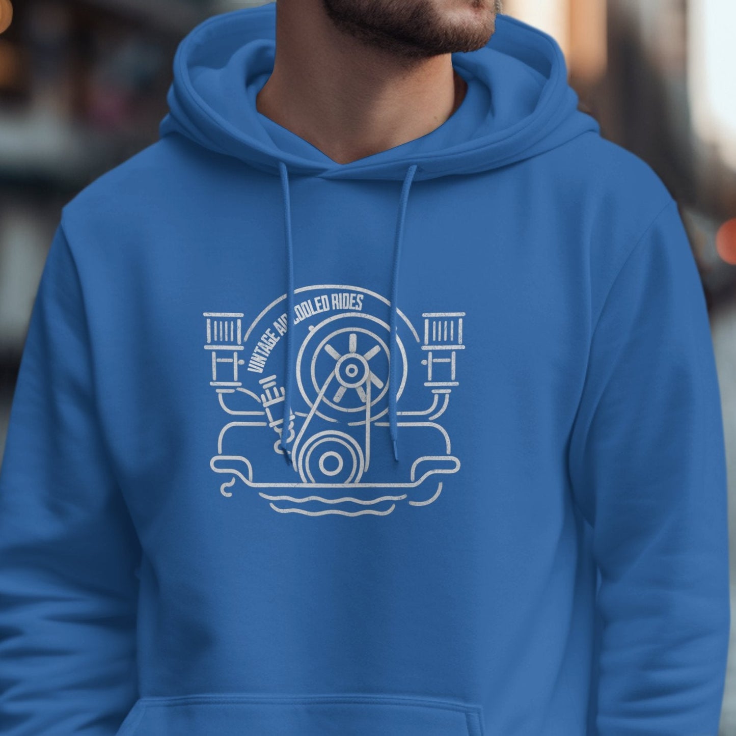 Vintage Inspired Nautical Graphic Design Hoodie product