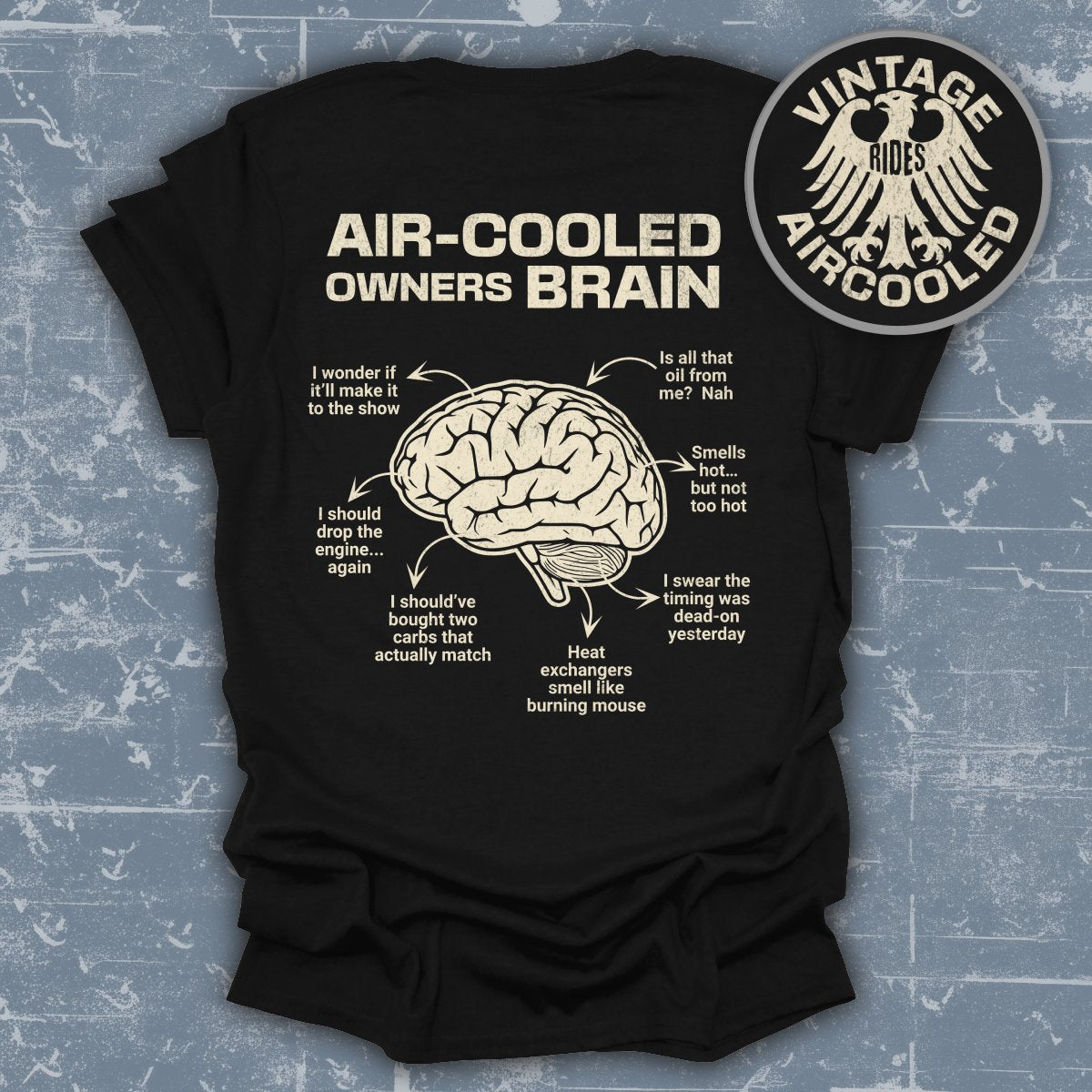 Air Cooled Owners Brain Funny Car Enthusiast product