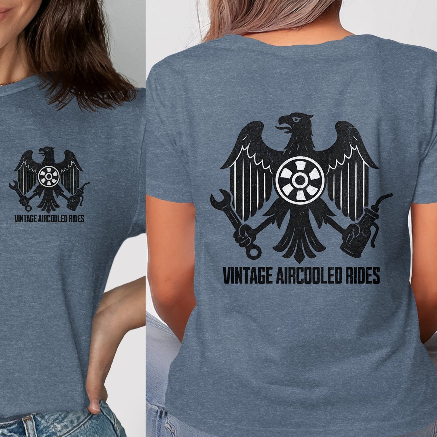 Vintage Aircooled Rides Logo Graphic Tee product
