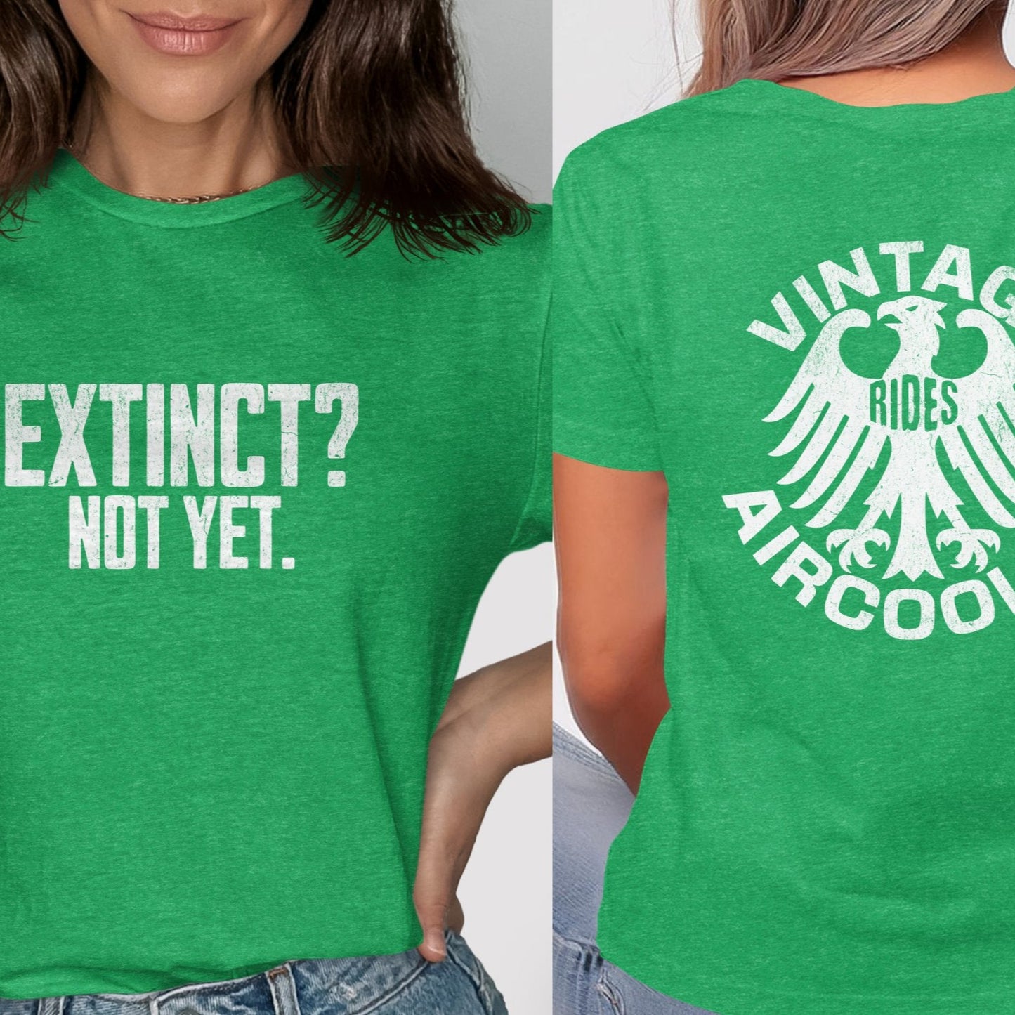 Vintage Rides Aircooled Extinct Not Yet T-Shirt product type