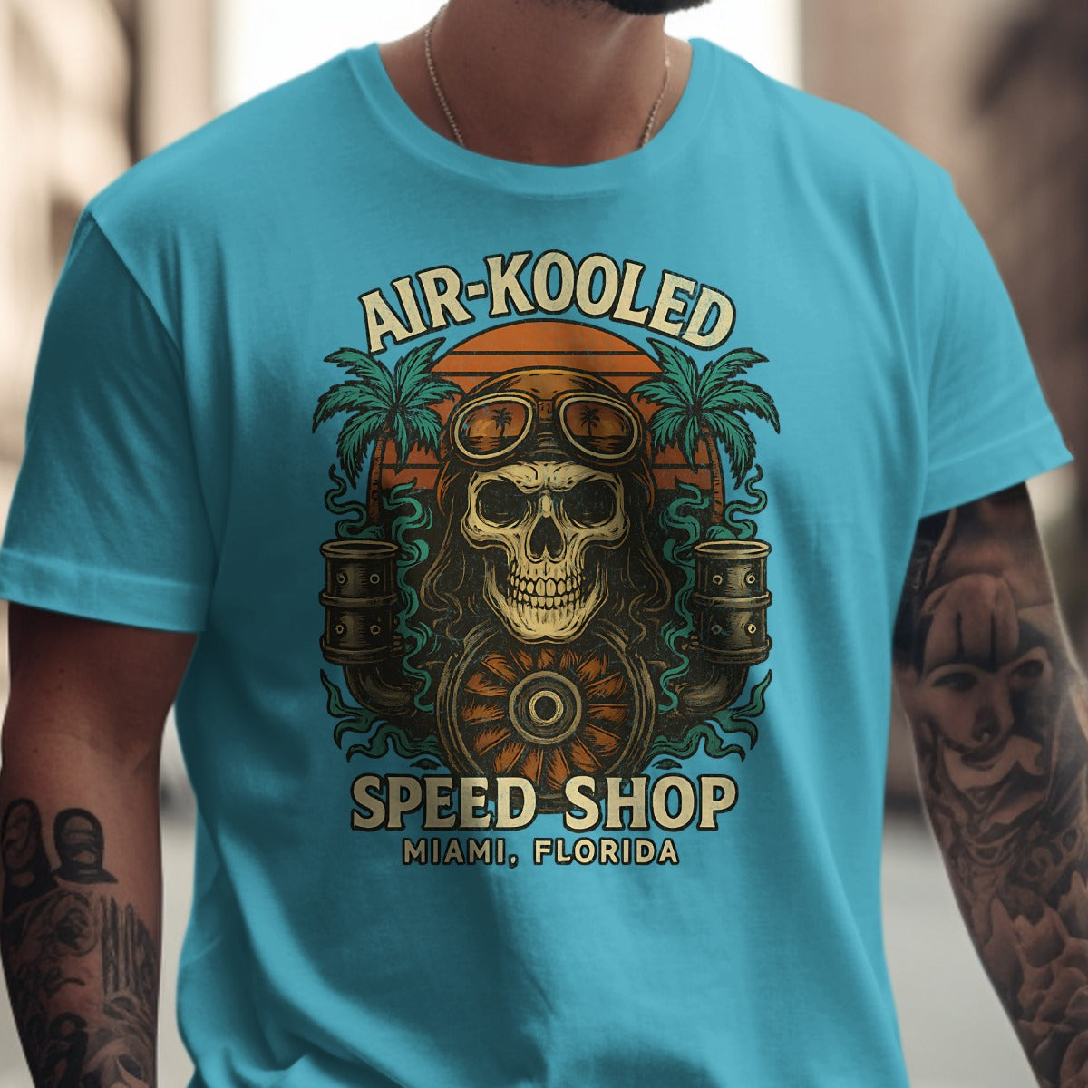 Air-kooled Speed Shop Miami Florida T-shirt product type
