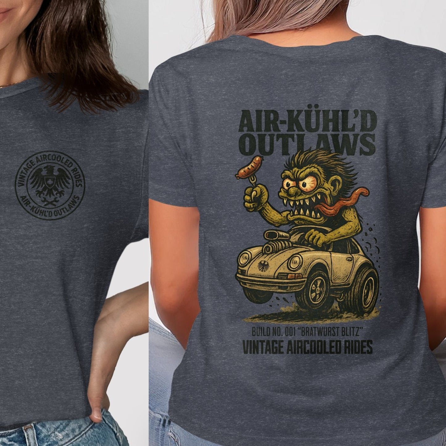 Air-Kühl'd Outlaws Vintage Aircooled Rides T-shirt product
