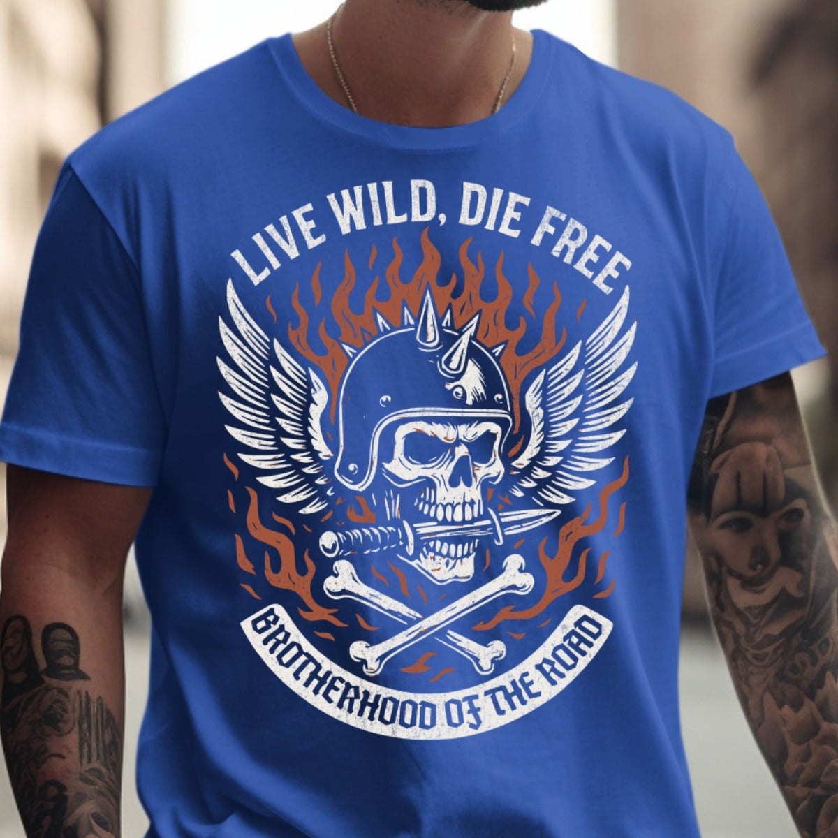 Live Wild Die Free Brotherhood of the Road product type