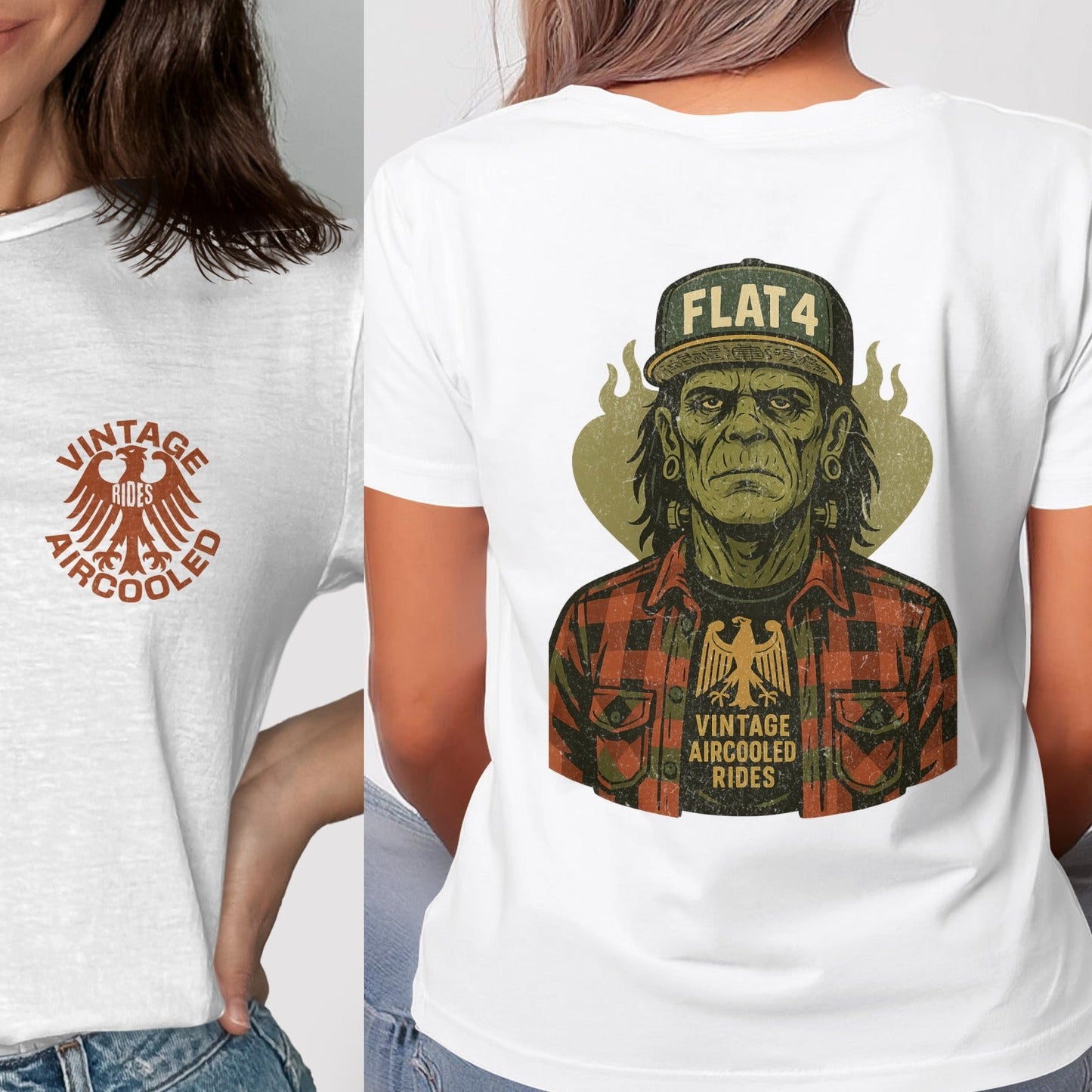 Vintage Aircooled Rides Graphic Tee Shirt product type