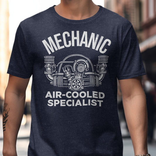 Mechanic Air-Cooled Specialist Graphic T-Shirt product type