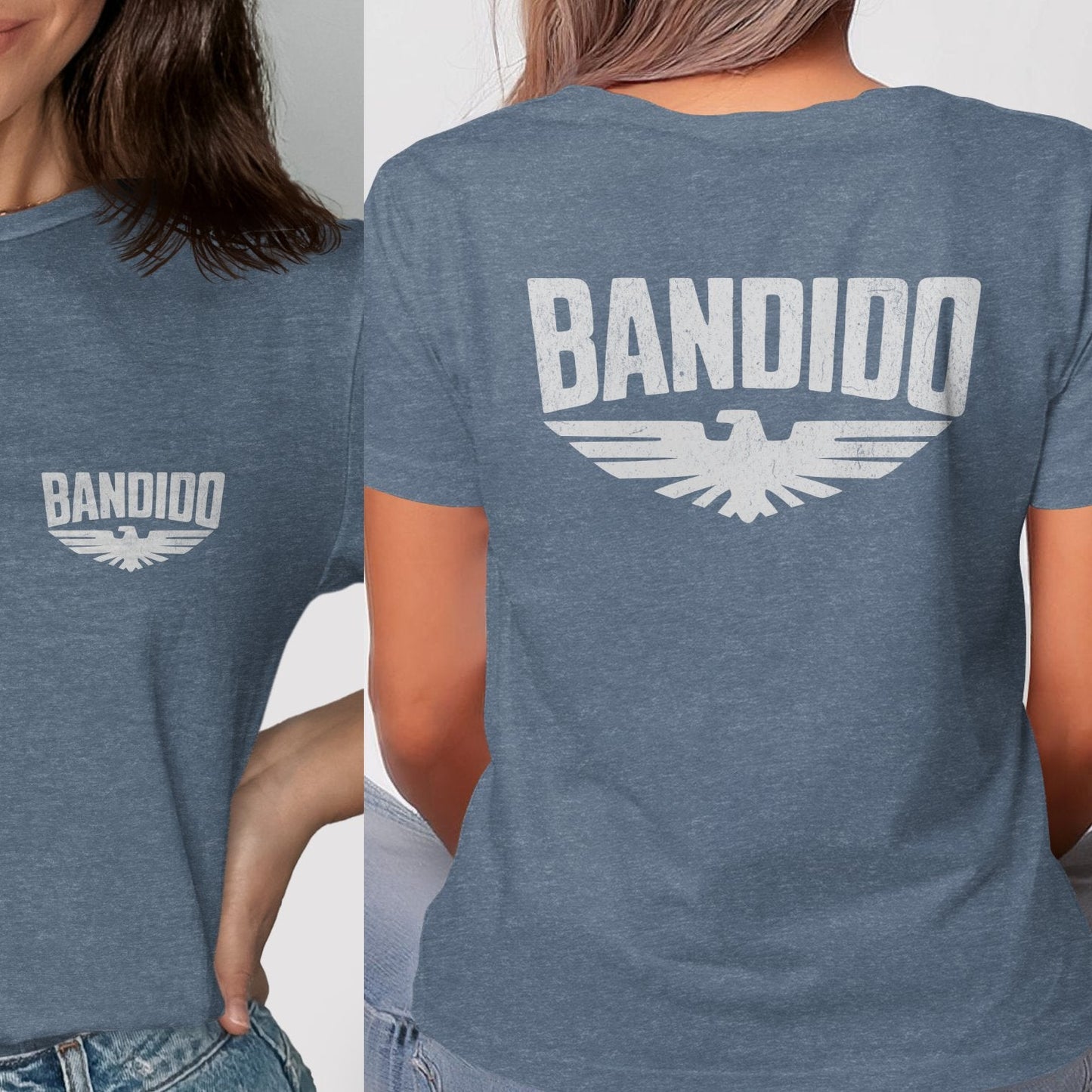 Bandido Eagle Graphic on Teal T-Shirt Product