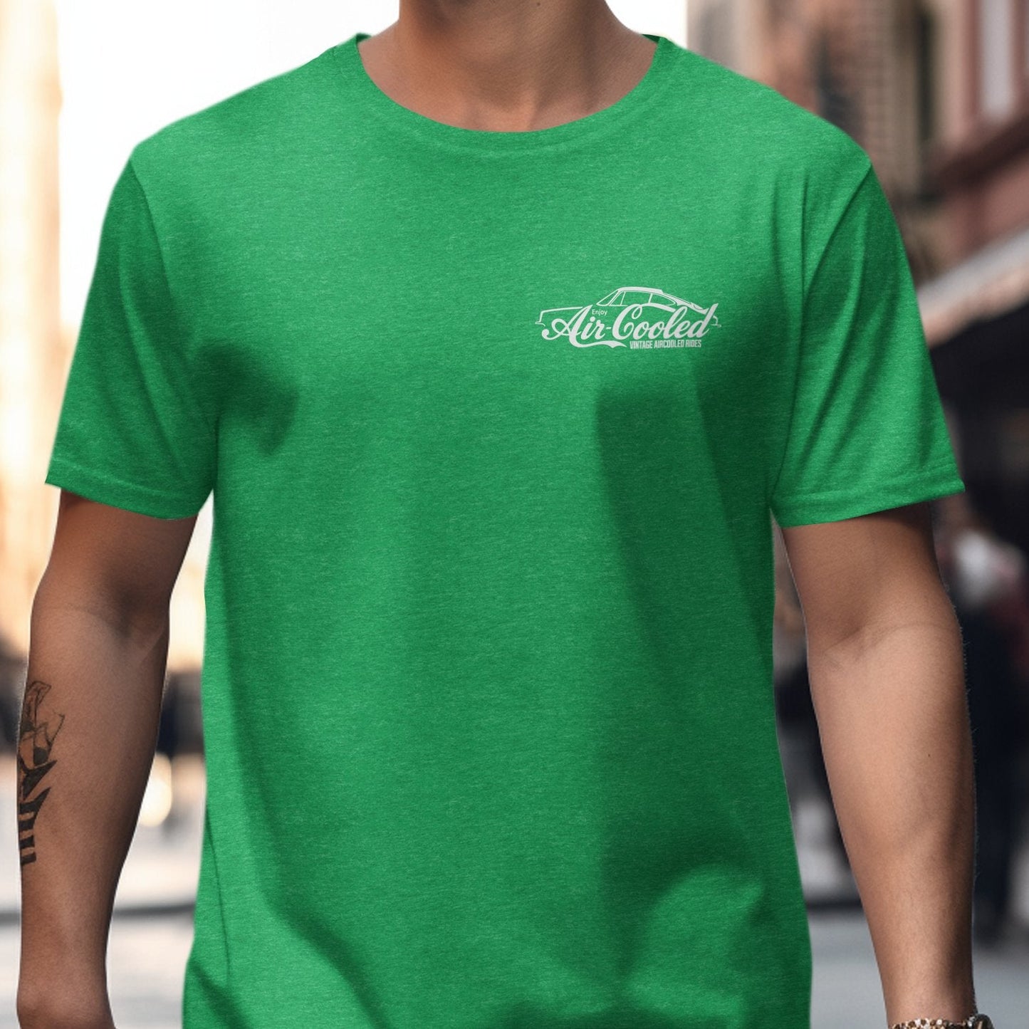 Classic Green Air Cooled T-Shirt with Vintage Look product