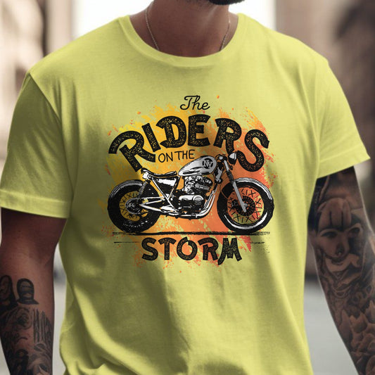 The Riders on the Storm Motorcycle T-Shirt product type