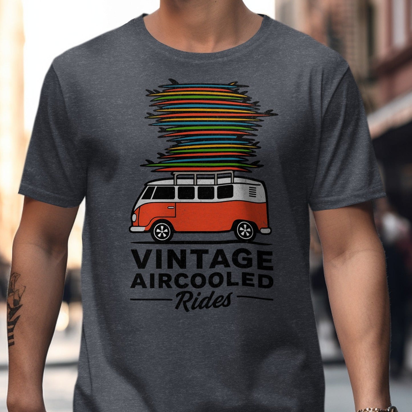 Vintage Aircooled Rides Graphic Tee product
