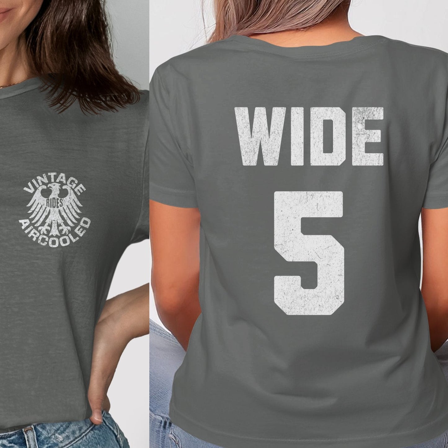 Vintage Aircooled Wide 5 Graphic Tee Shirt product type