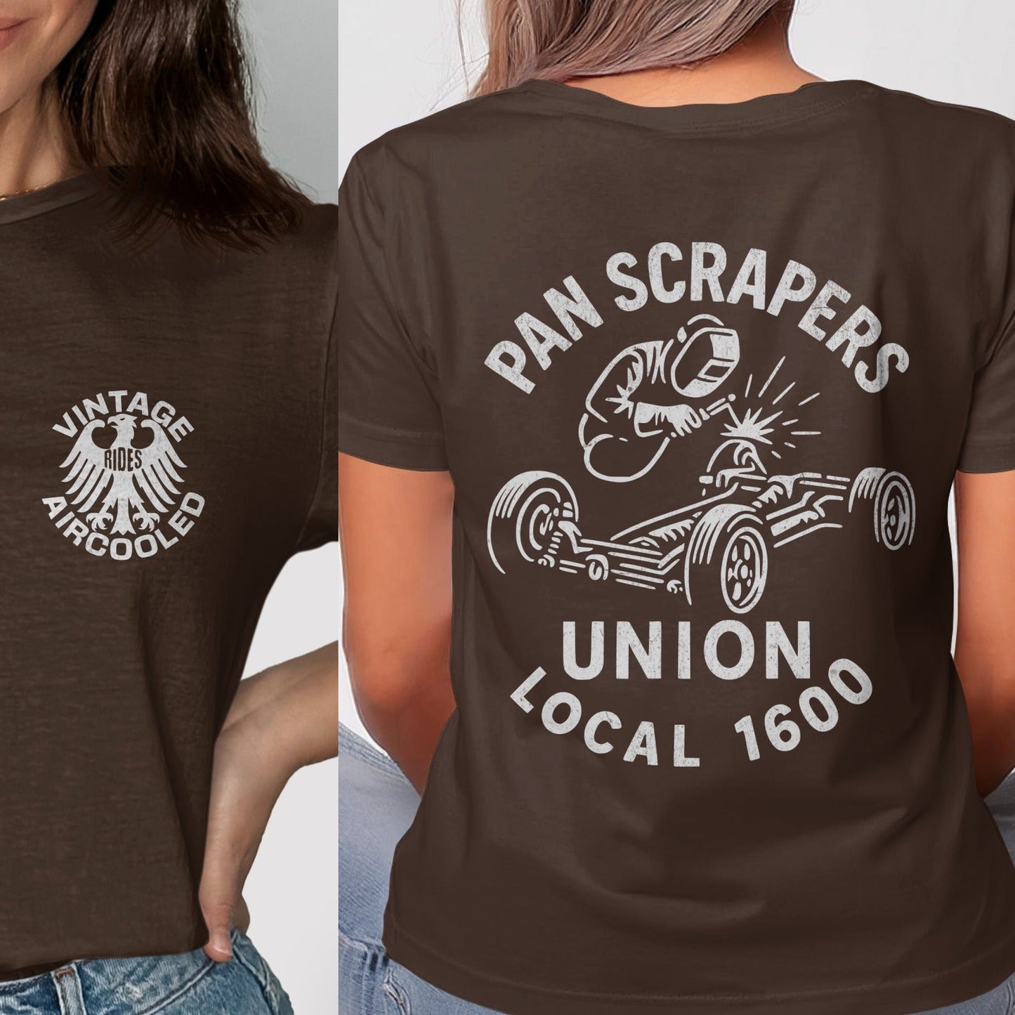 Pan Scrapers Union Local 1600 Vintage Aircooled product type