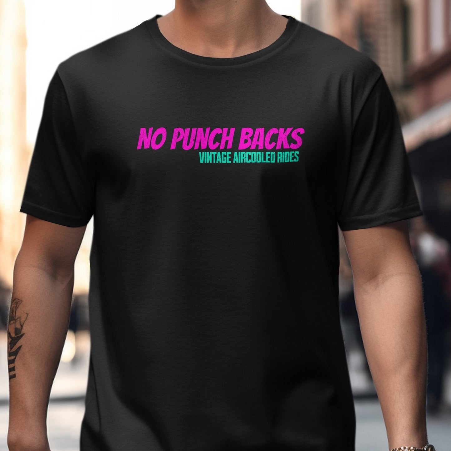 No Punch Backs Vintage Aircooled Rides T-shirt product type