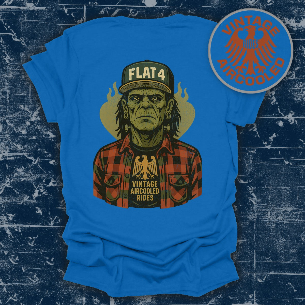 Vintage Flat4 Graphic T-Shirt for Vintage Aircooled product
