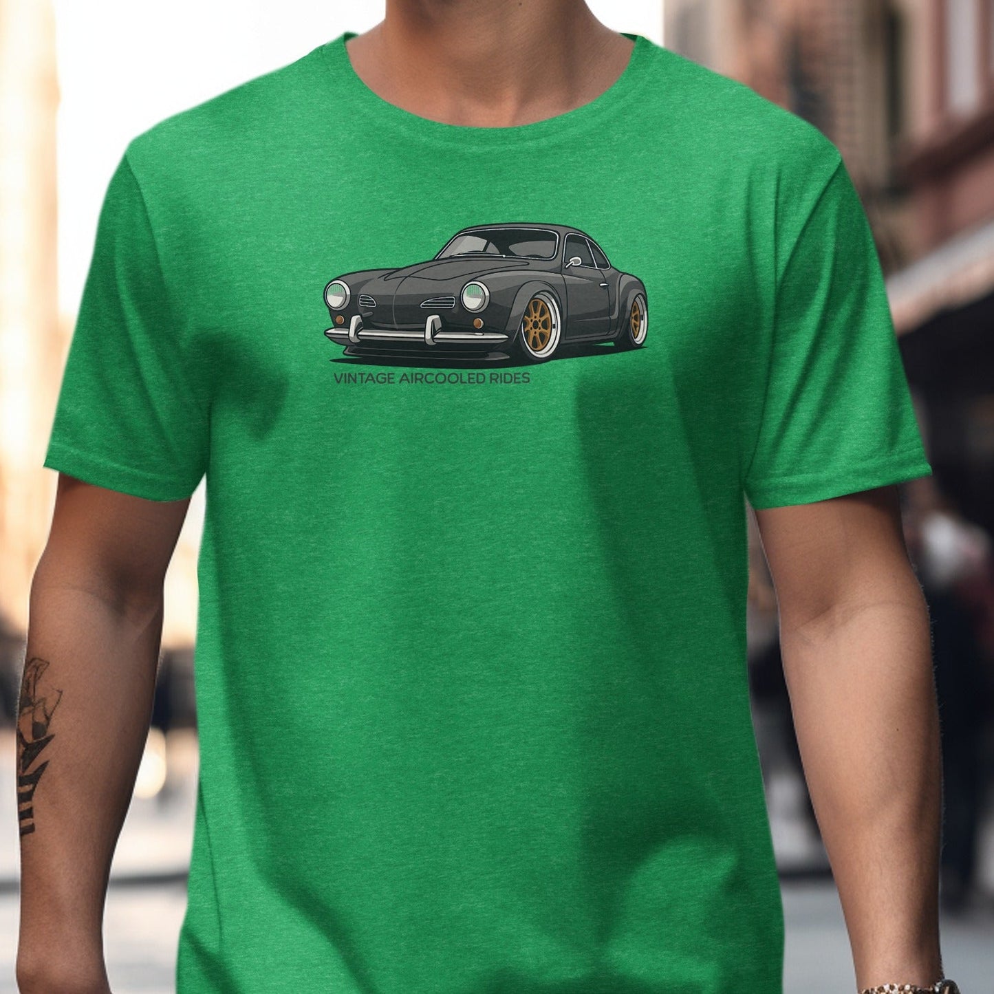 Vintage Aircooled Rides Graphic Car Tee product type