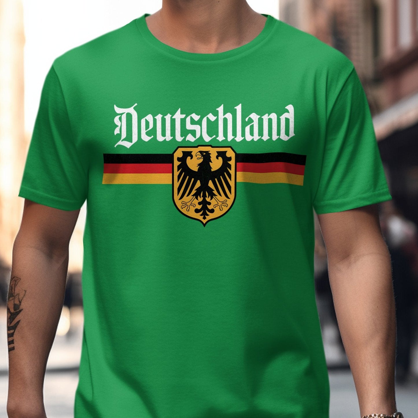 Deutschland Green Graphic Tee Shirt product