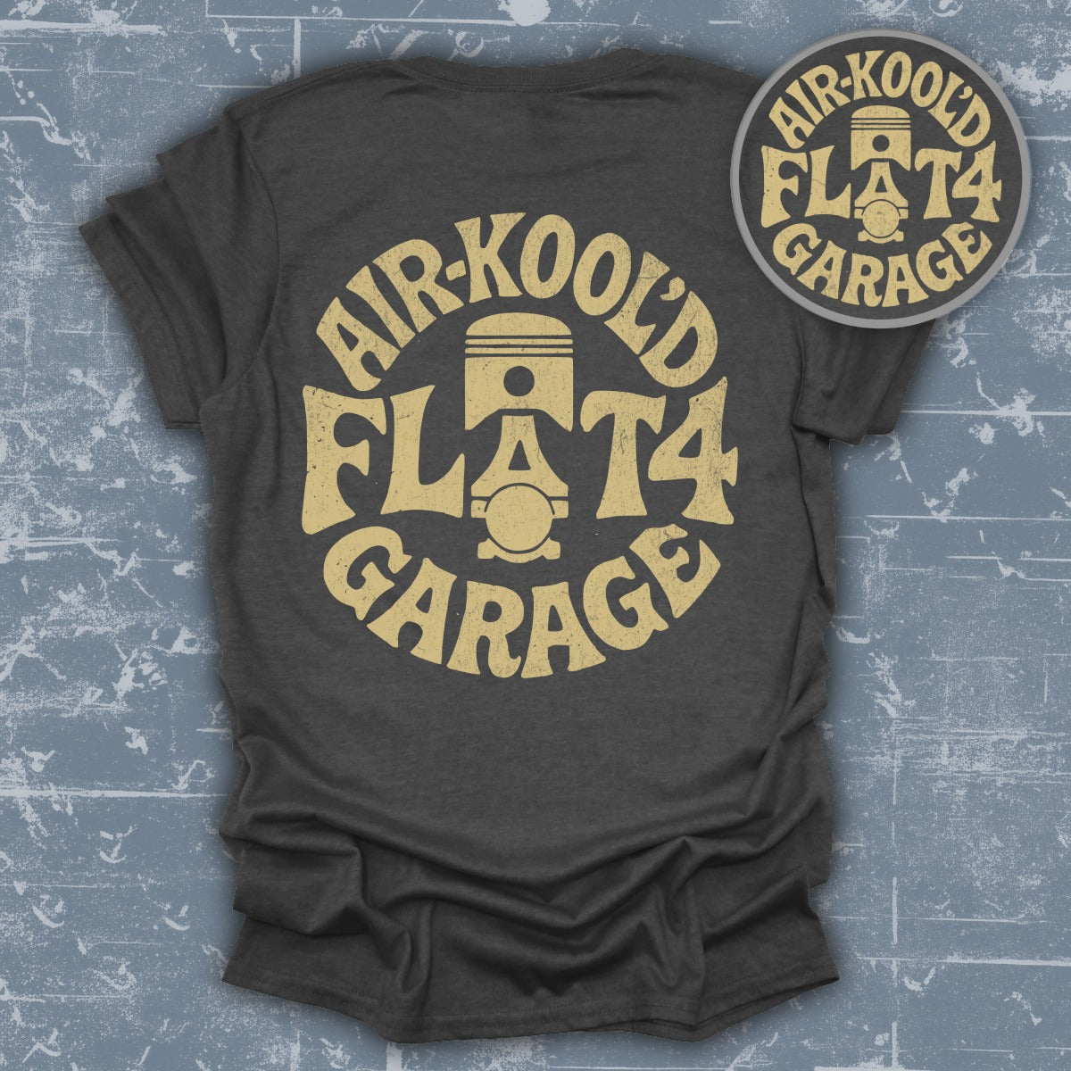 Air-Kool'd Flat 4 Garage T-Shirt product