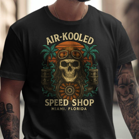 Air-Kooled Speed Shop Miami Florida T-Shirt product