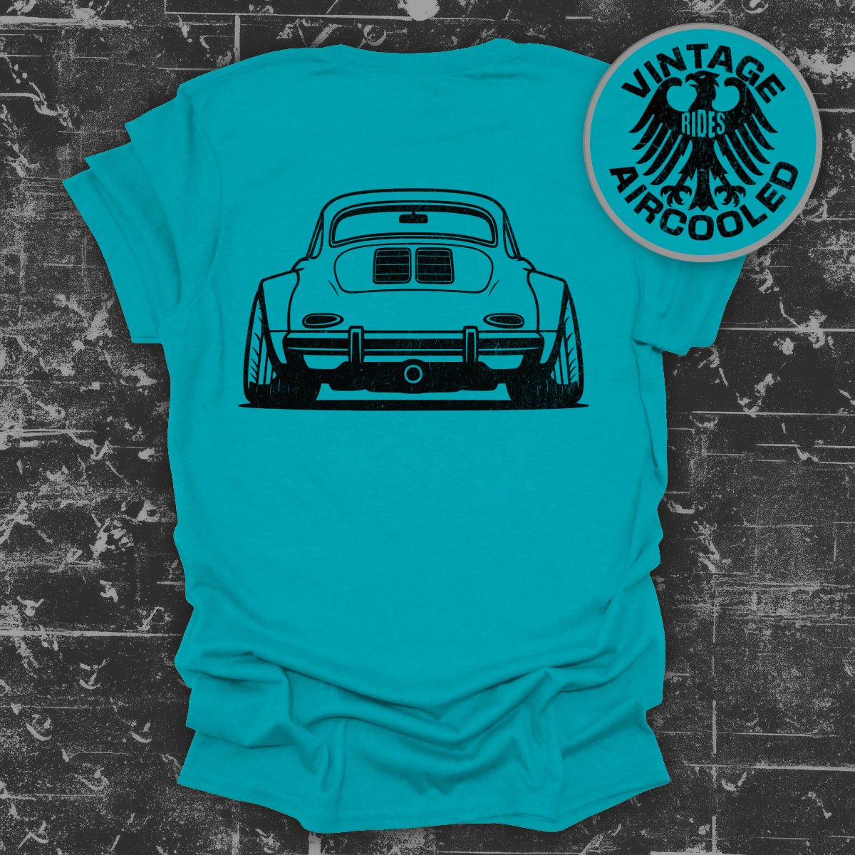Vintage Rides Aircooled Car Graphic Tee Shirt product type
