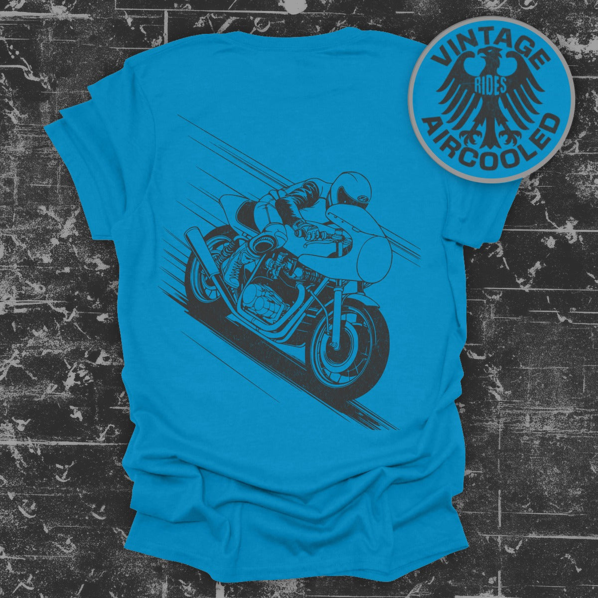 Vintage Rides Aircooled Motorcycle Tee product type