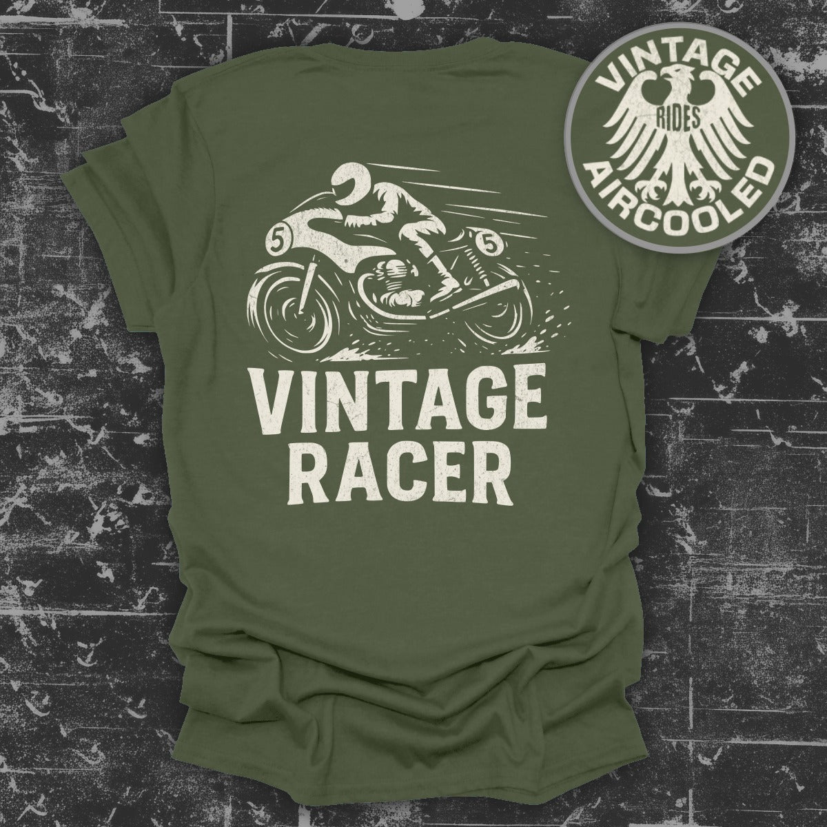 Vintage Racer Biker Graphic Tee Shirt product