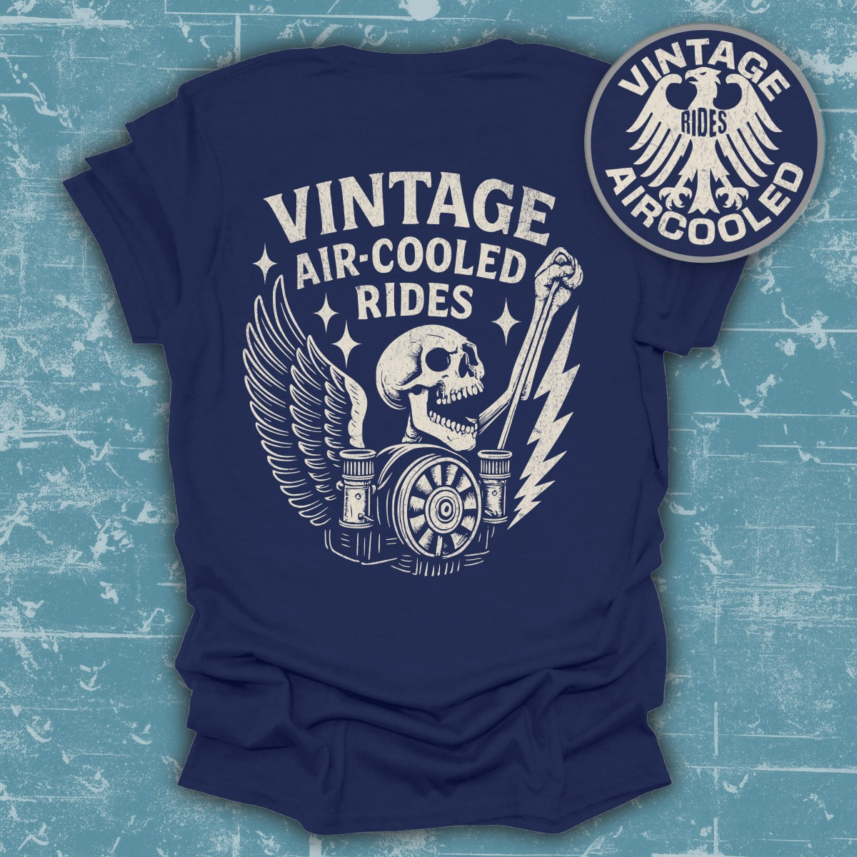 Vintage Air-Cooled Rides Graphic Shirt product type