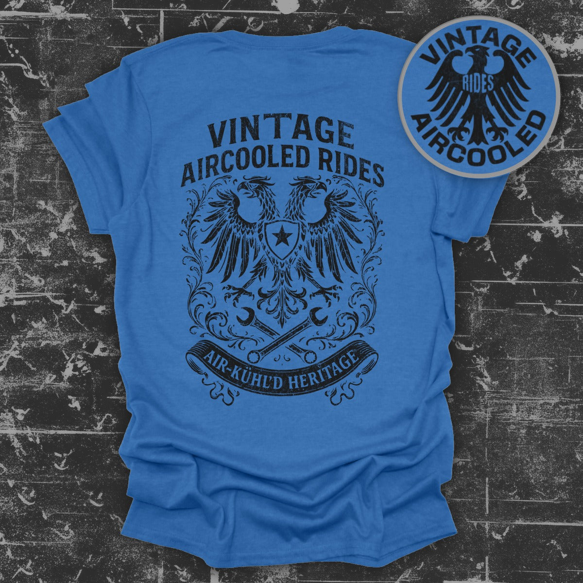 Vintage Aircooled Rides Graphic Tee Product
