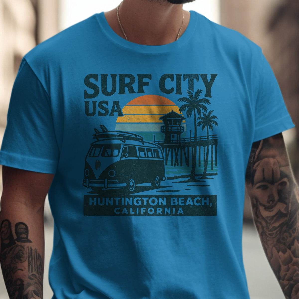 Huntington Beach Surf City USA Graphic T-Shirt product type