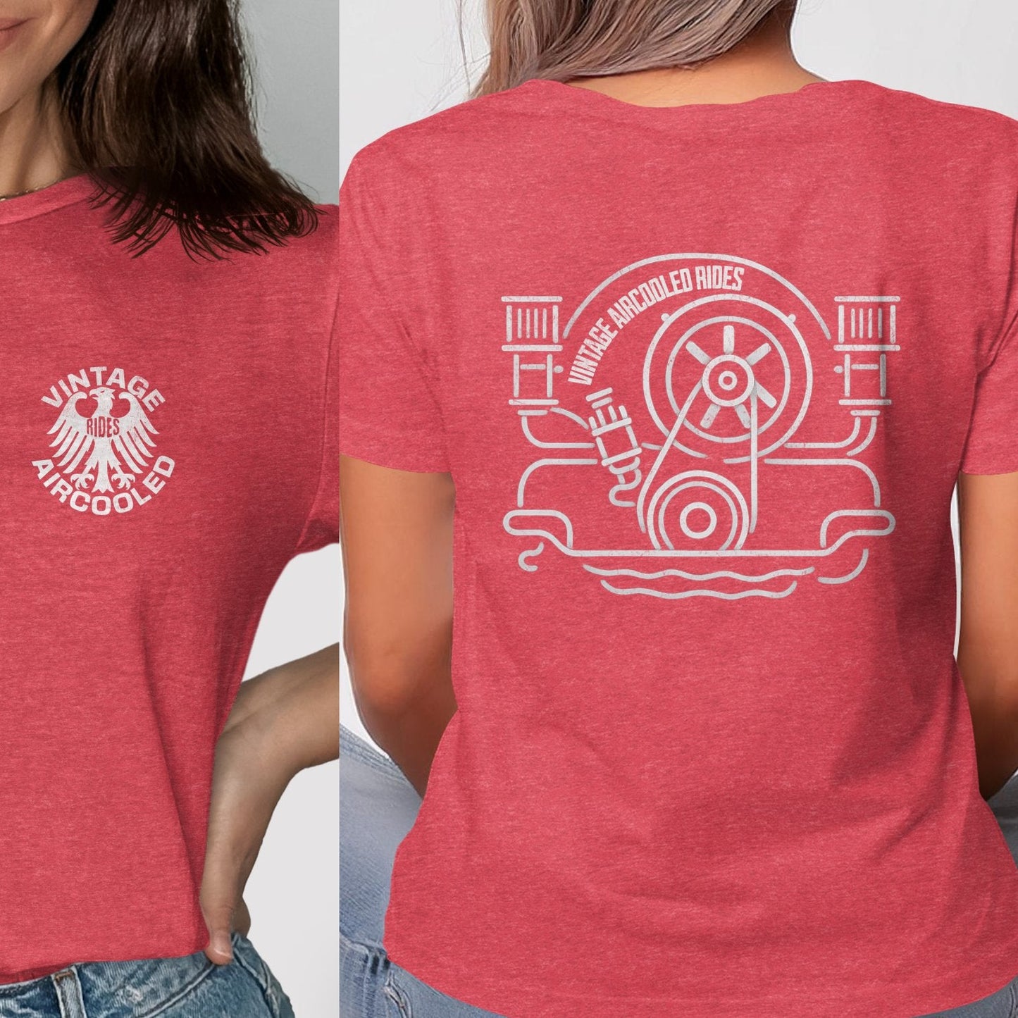 Vintage Aircooled Rides Tee Graphic Print product type