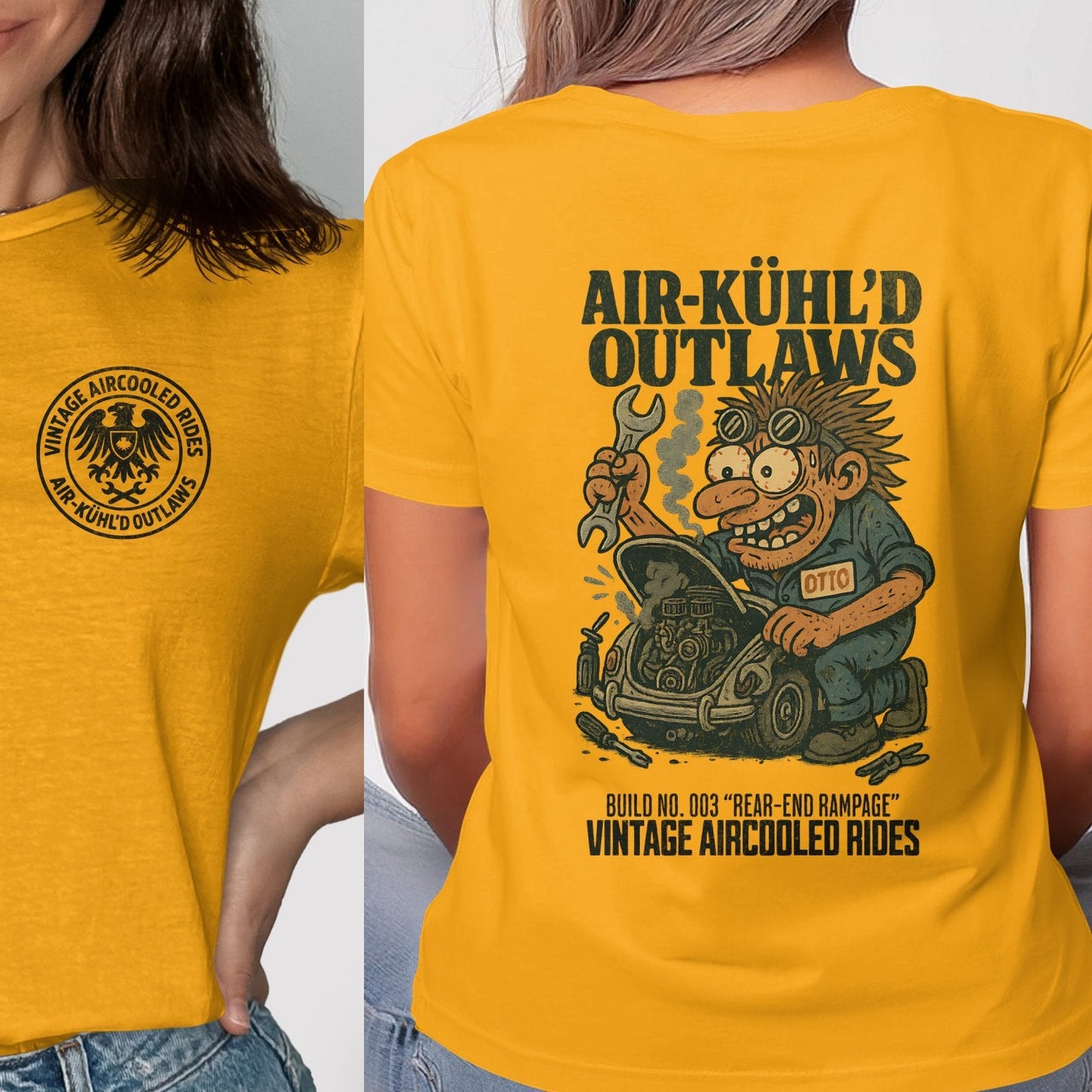 Vintage Aircooled Rides Graphic Tee product
