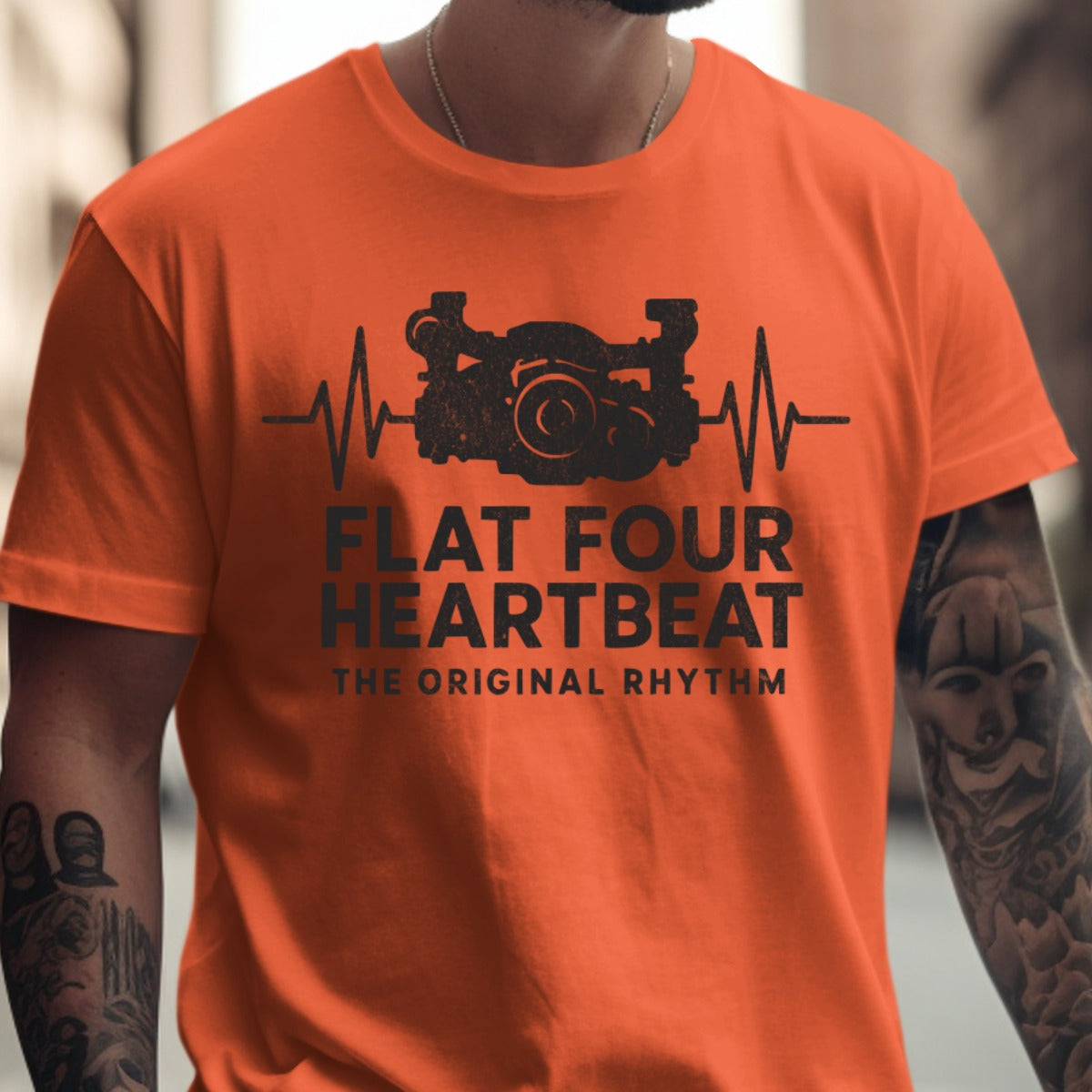 Flat Four Heartbeat The Original Rhythm T-Shirt product