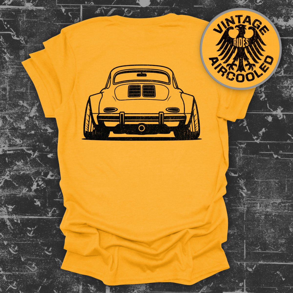 Vintage Rides Aircooled Classic Car Illustration product type