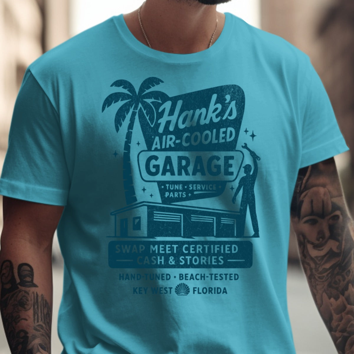 Hank's Air-Cooled Garage T-Shirt product