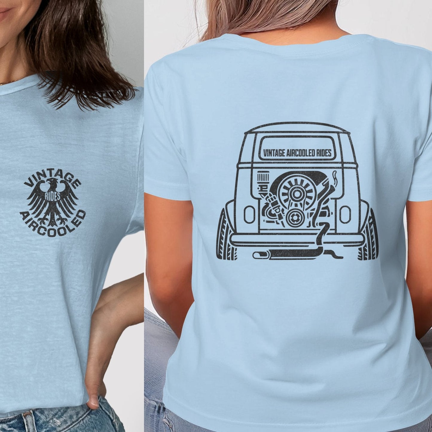 Vintage Aircooled Rides Graphic Printed T-shirt product