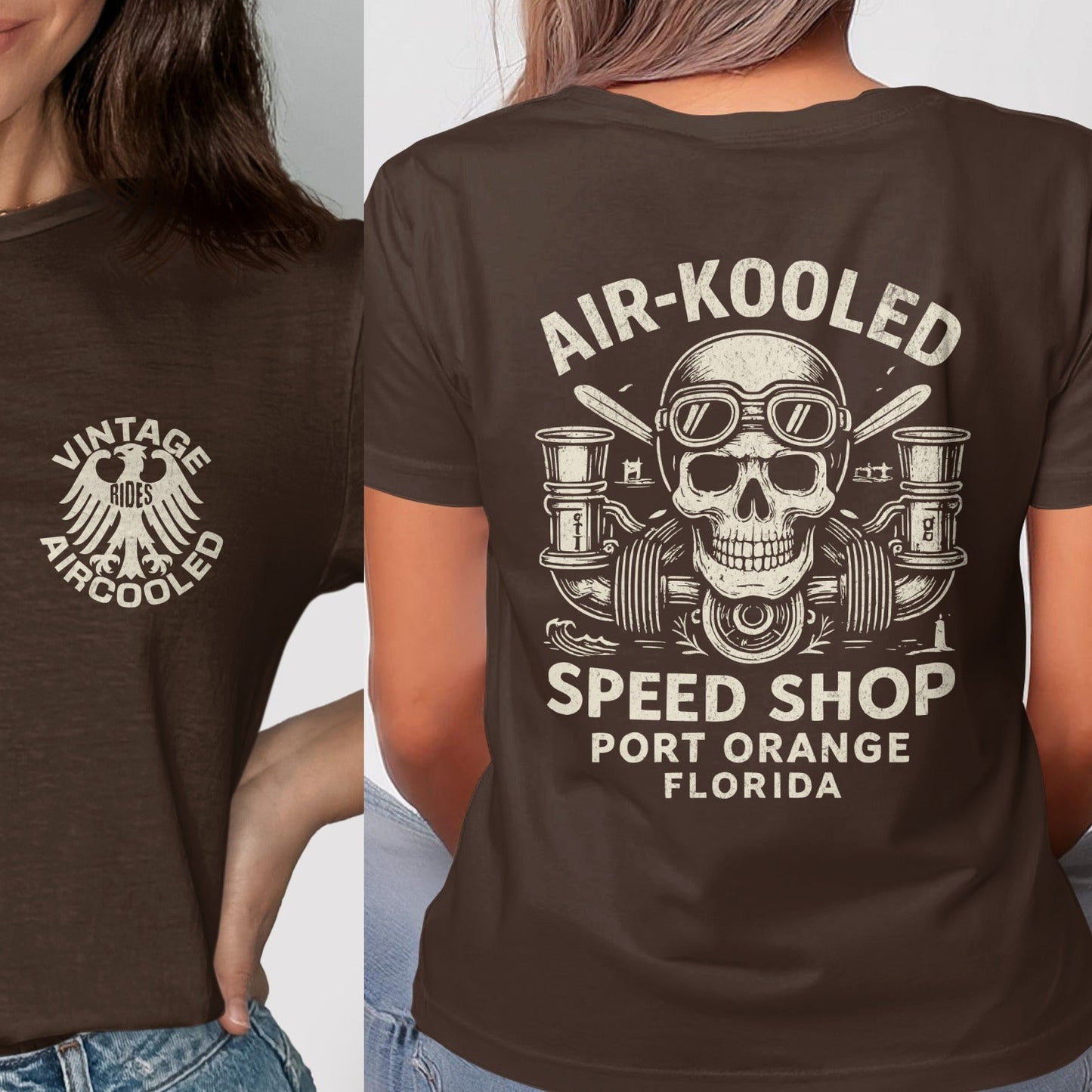 Vintage Aircooled Air Kooled Speed Shop T-shirt product