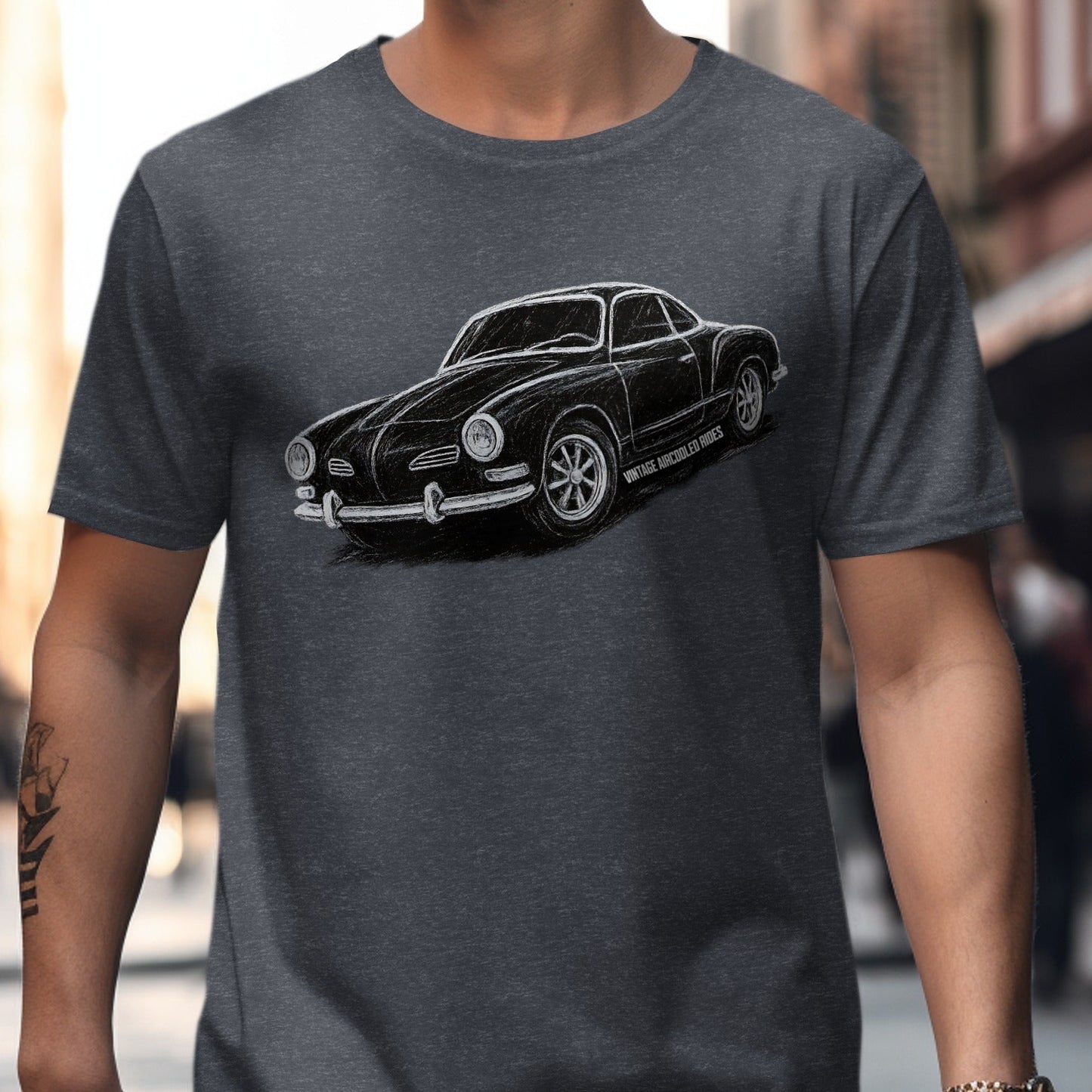 Classic Car Graphic Printed Unisex Casual T-Shirt product