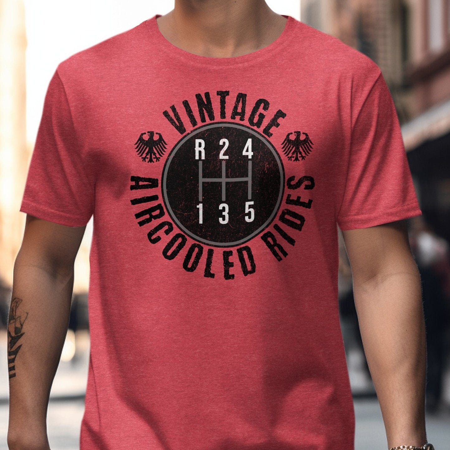 Vintage Aircooled Rides Graphic Tee Shirt product type