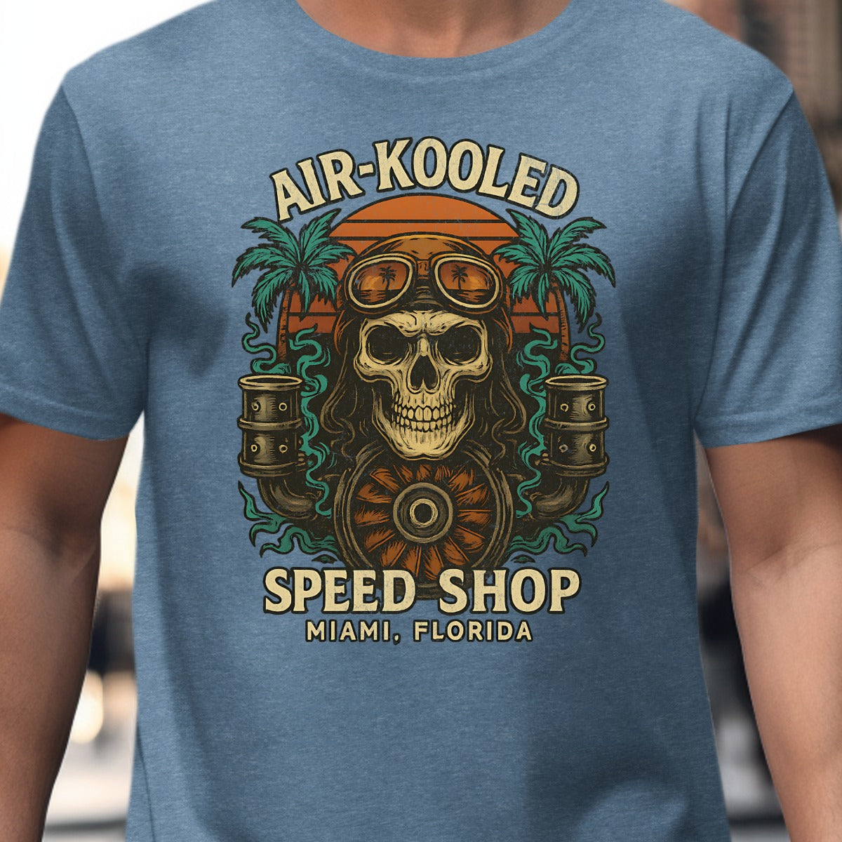 Air-Kooled Speed Shop Miami Florida T-Shirt product type