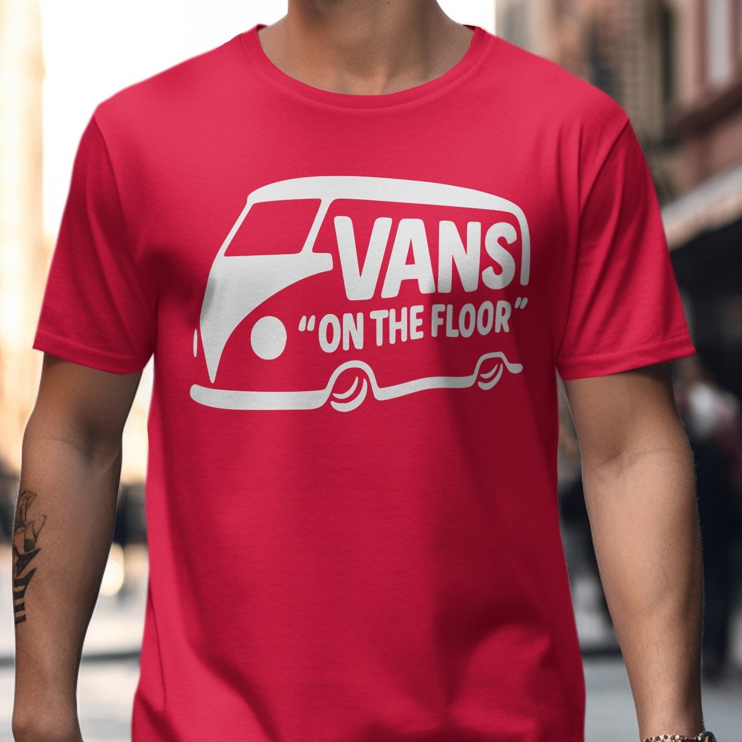 Vintage Vans Graphic Tee Retro Bus Design product type