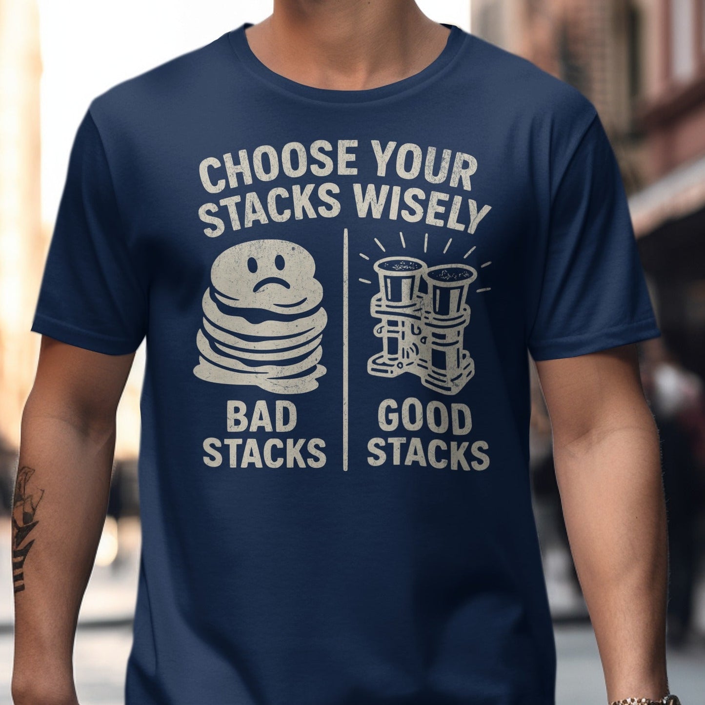 Choose Your Stacks Wisely Graphic T-Shirt product type