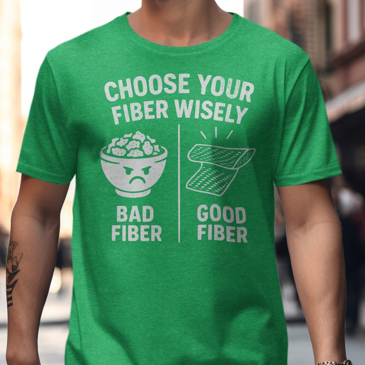 Choose Your Fiber Wisely Humorous T-Shirt product