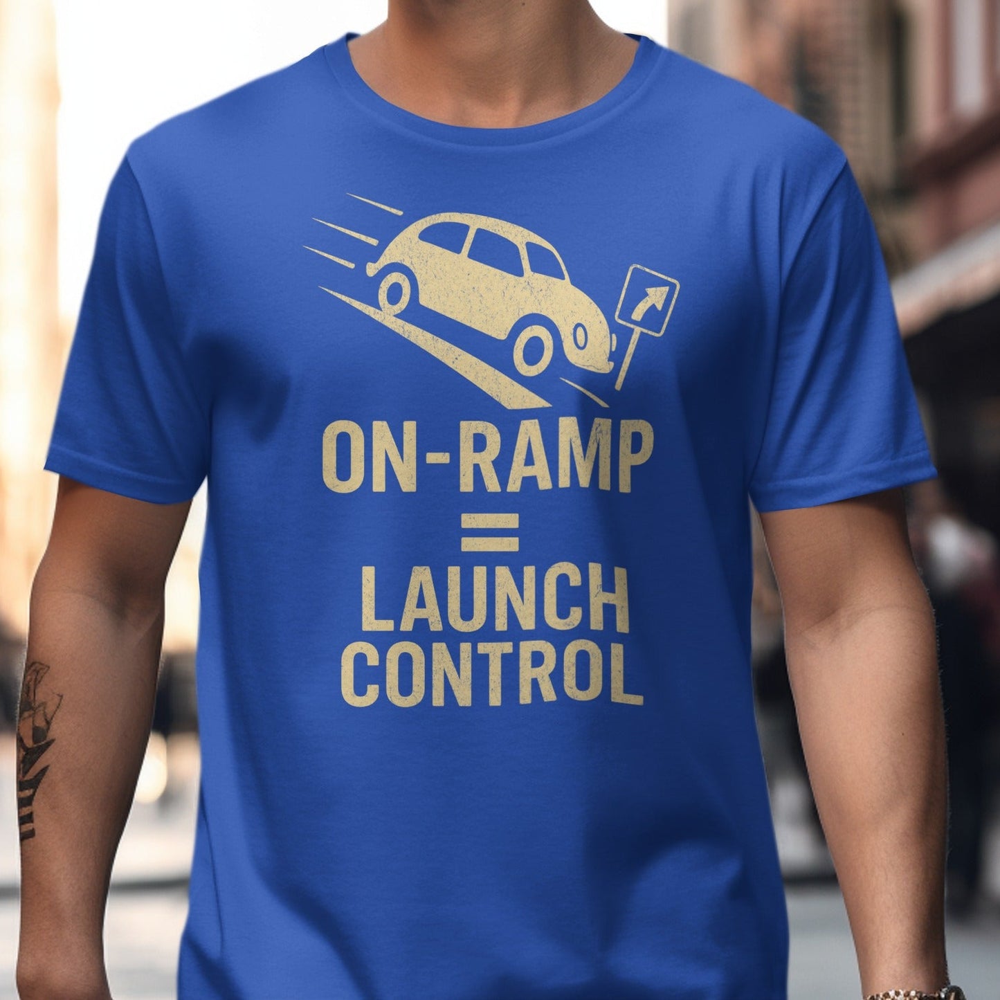 On-Ramp Equals Launch Control Graphic T-Shirt product type