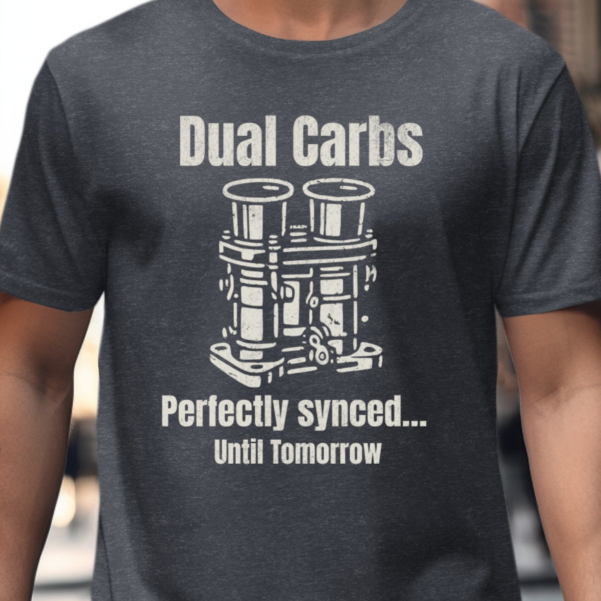 Dual Carbs Perfectly Synced Until Tomorrow T-shirt product