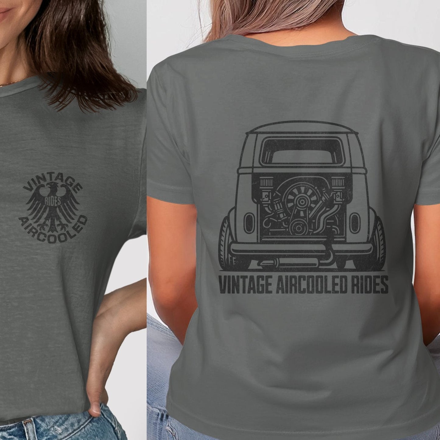 Vintage Aircooled Rides Printed Tee product type