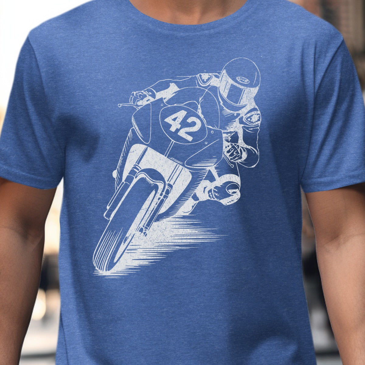 Motorcycle Racing Graphic T Shirt for Men collection product type