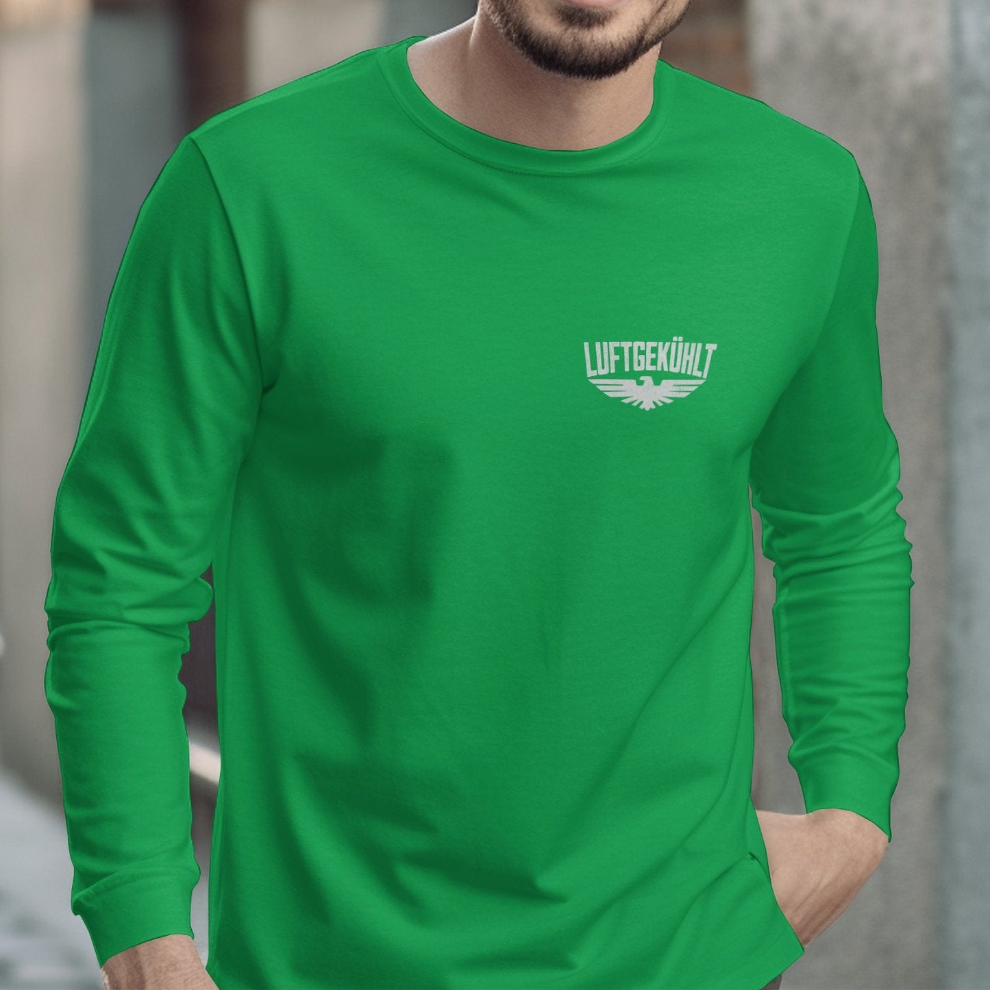 Luftgekühlt Green Long Sleeve Shirt product type
